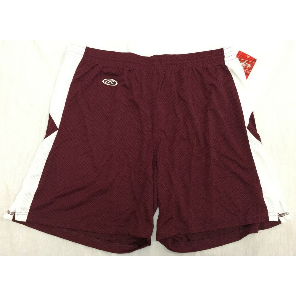 NWT RAWLINGS MENS BASKETBALL ATHLETIC SHORTS SIZE 2XL